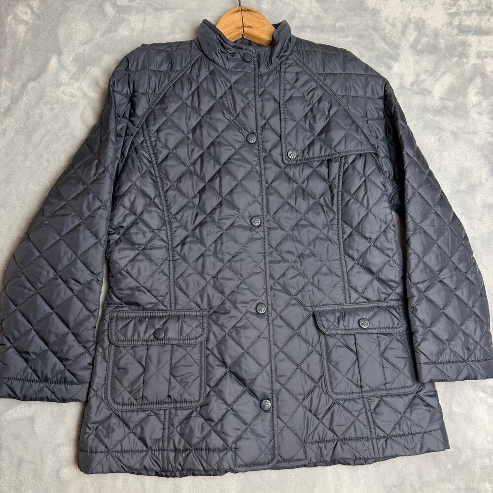 Brooks Brothers Kids Quilted Jacket Navy Blue Size Large
